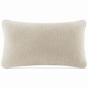 INK+IVY Bree Chunky-Knit Decorative Pillow Cover, 12" x 20"
